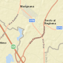 Sesto al Reghena Street Map