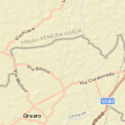 Gruaro-Bagnara Street Map