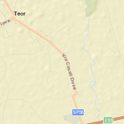Teor Street Map