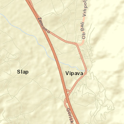 Vipava Street Map