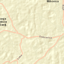 Šentjernej Street Map