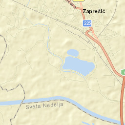 Zaprešić Street Map