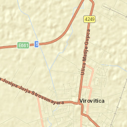 Grad Virovitica Street Map