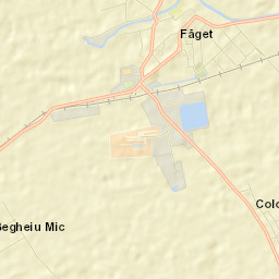 Oraş Fãget Street Map