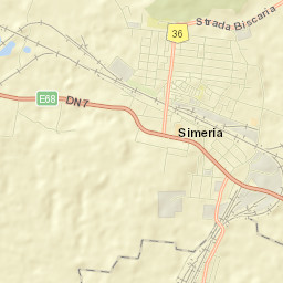 Oraş Simeria Street Map