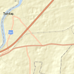 Comuna Turdaş Street Map