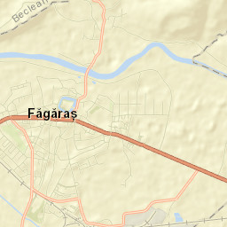 Făgăraș Street Map