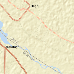 Comuna Ţifeşti Street Map