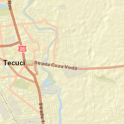 Municipiul Tecuci Street Map