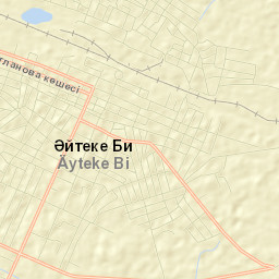 Ayteke Bi Street Map