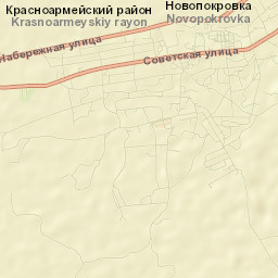 Novopokrovka Street Map