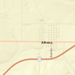 Athena Street Map