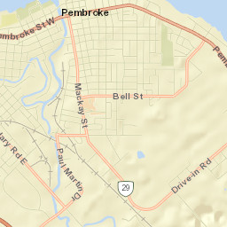 Pembroke Street Map