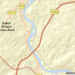 Aixe-sur-Vienne Street Map