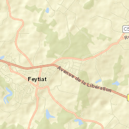 Feytiat Street Map
