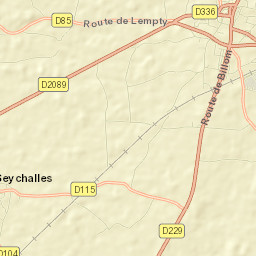 Lezoux Street Map