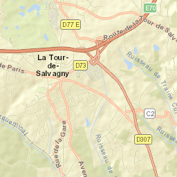 La Tour-de-Salvagny Street Map