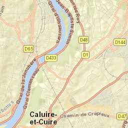 Sathonay-Camp Street Map