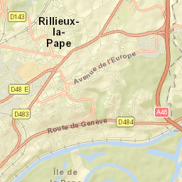 Rillieux-la-Pape Street Map