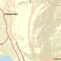 Chindrieux Street Map