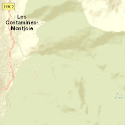 Les Contamines-Montjoie Street Map