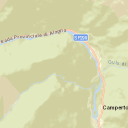Campertogno Street Map