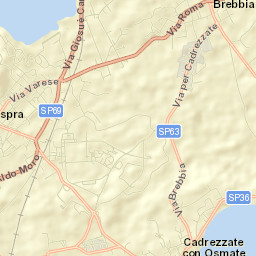 Cadrezzate Street Map