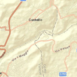 Cantello Street Map