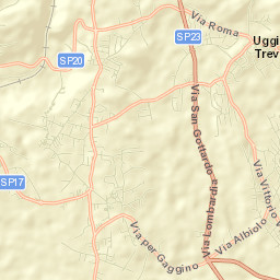 Uggiate Trevano Street Map