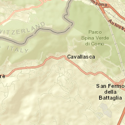 Cavallasca Street Map