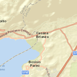 Bosisio Parini Street Map