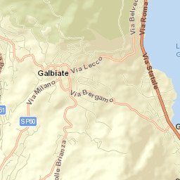 Galbiate Street Map