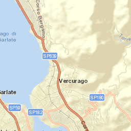 Vercurago Street Map