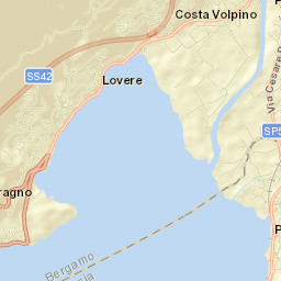 Costa Volpino Street Map