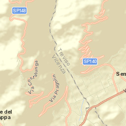 Borso del Grappa Street Map