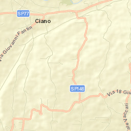 Ciano Street Map