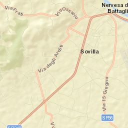 Nervesa della Battaglia Street Map