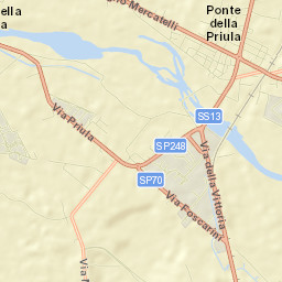 Priula-Colfosco Street Map