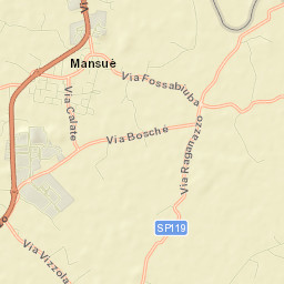 Mansuè Street Map