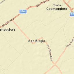 Cinto Caomaggiore Street Map