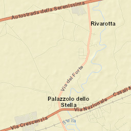 Palazzolo dello Stella Street Map