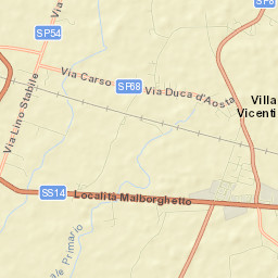 Villa Vicentina Street Map