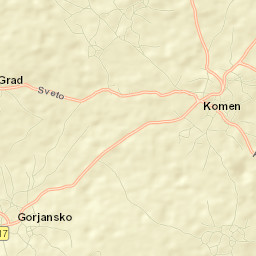 Komen Street Map