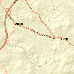 Rakek Street Map