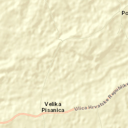 Velika Pisanica Street Map