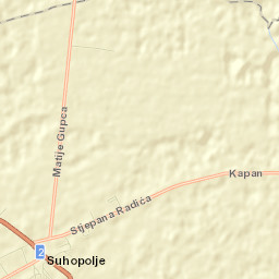 Suhopolje Street Map