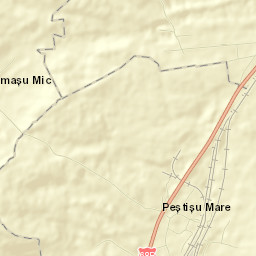 Peștișu Mare Street Map