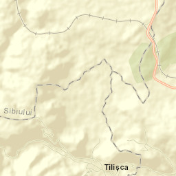 Tilişca Street Map