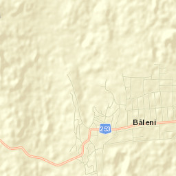 Comuna Băleni Street Map