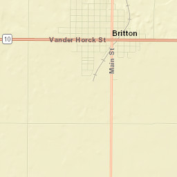 Britton Street Map